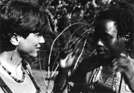 Flora Veit-Wild und Dambudzo Marechera, Foto aus dem Nachlass
