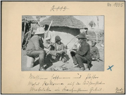 Missionary Carl Hoffmann and Pastor Rakoma