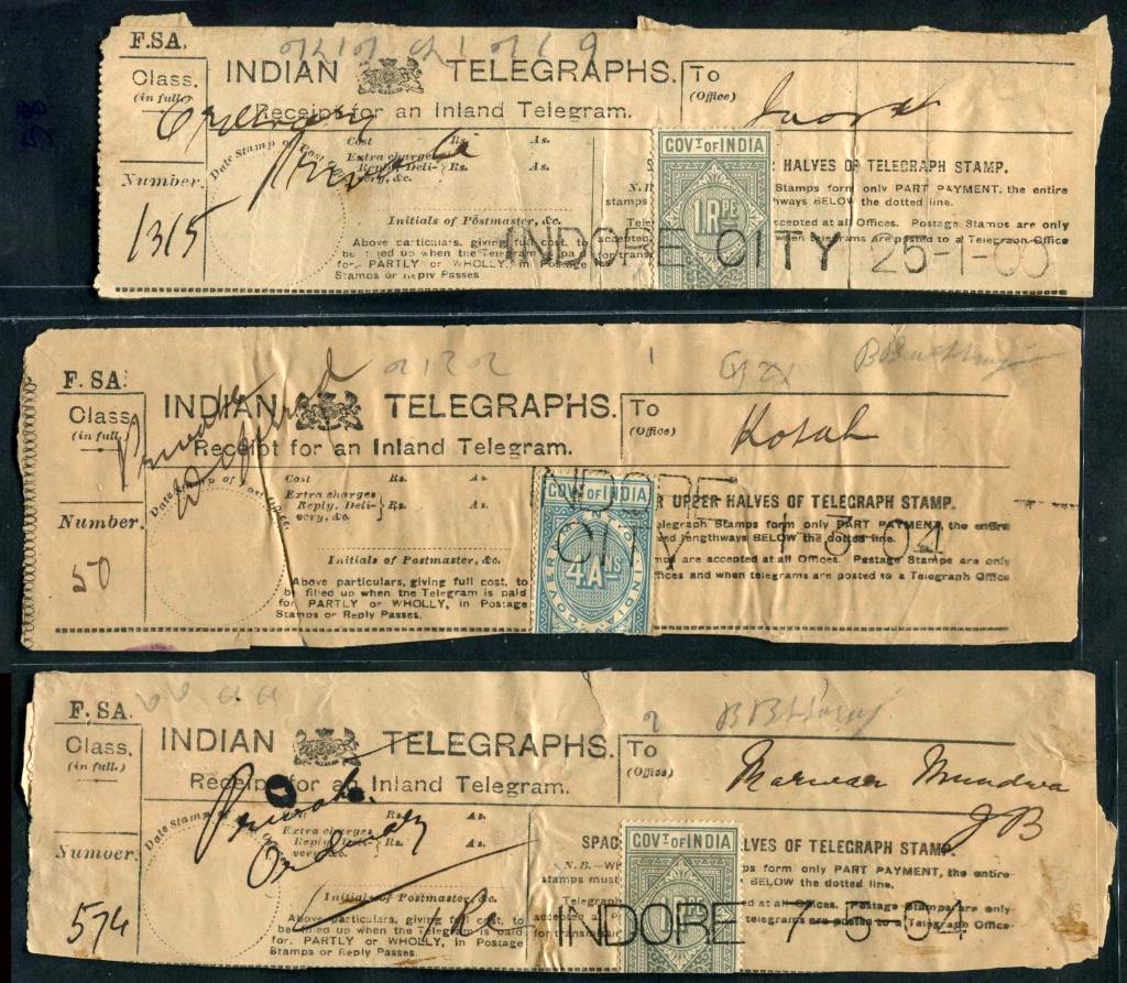 Telegrafie - receipts