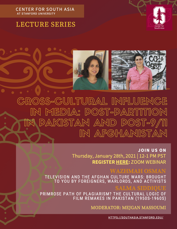 Cross Cultural Influence in Media   Osman and Siddique   Stanford CSA Flyer