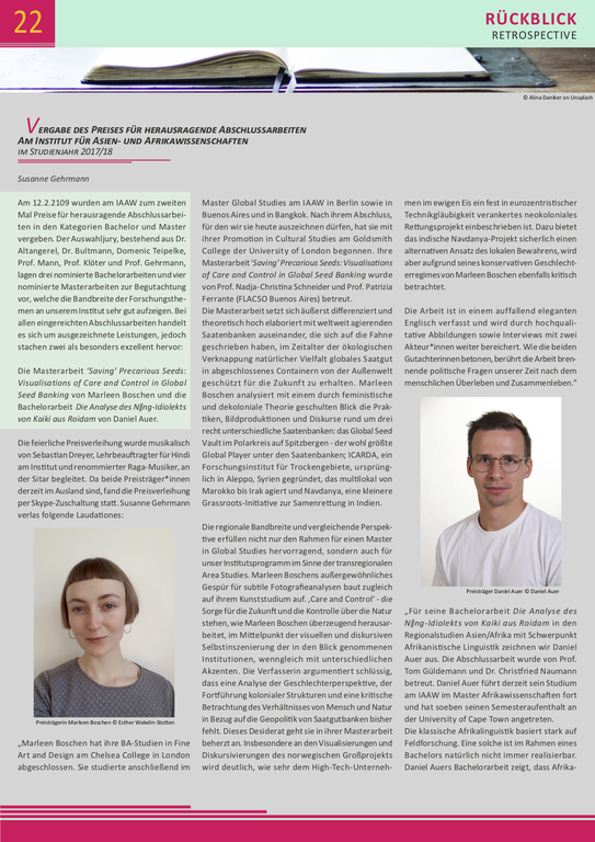 IAAWNewsletter#4   Gehrmann