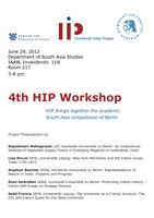 4th HIP-Workshop