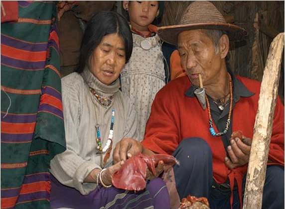 Pig liver divination to diagnose human illness