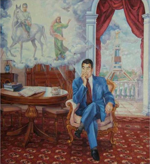 Gemälde im Kunstmuseum Aschghabat