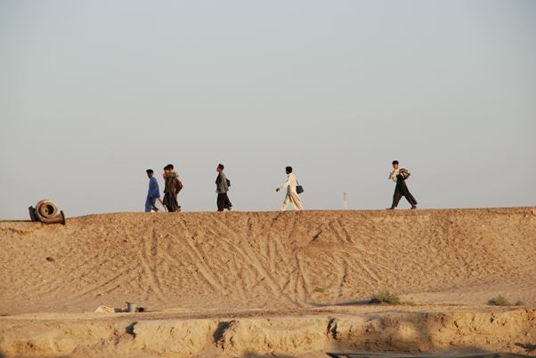 Arbeitsmigranten auf dem Weg nach Iran