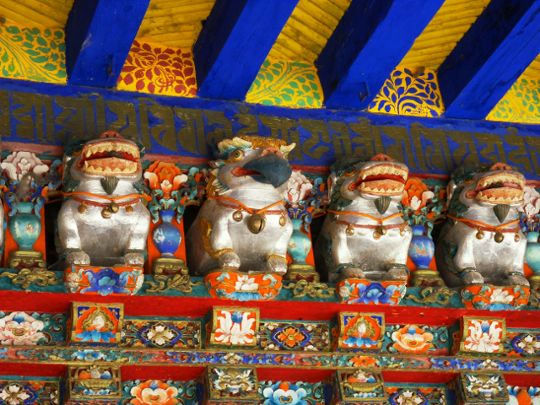 Eingangsportal im Norbulingka in Lhasa
