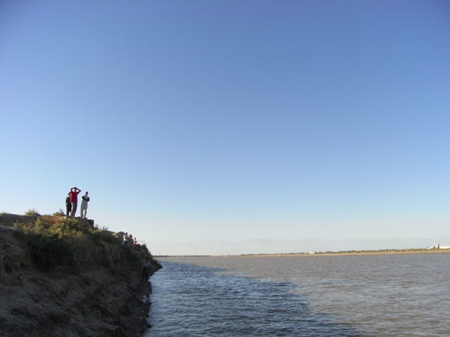 Am linken Ufer des Amudarja bei Takhiatash