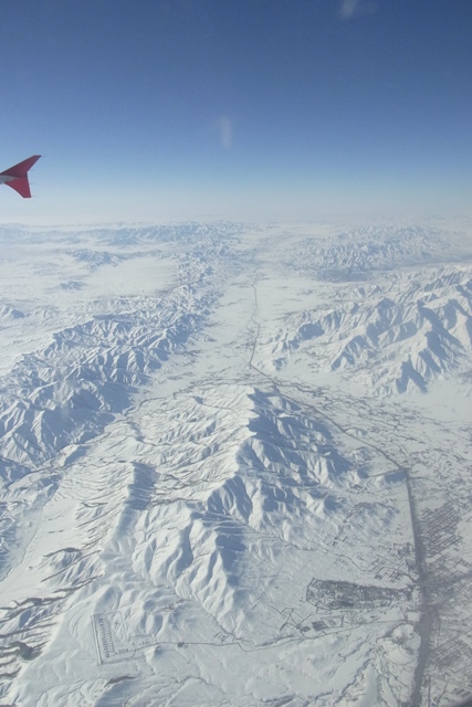 Approaching Kabul - looking west