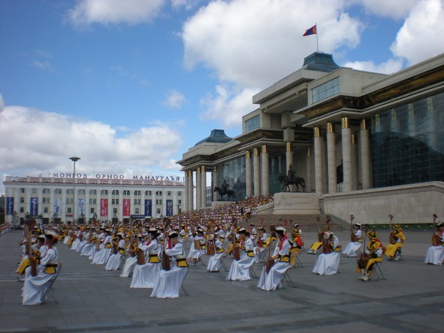 Eröffnung des Naadam-Fests Eröffnung des Naadam-Fests