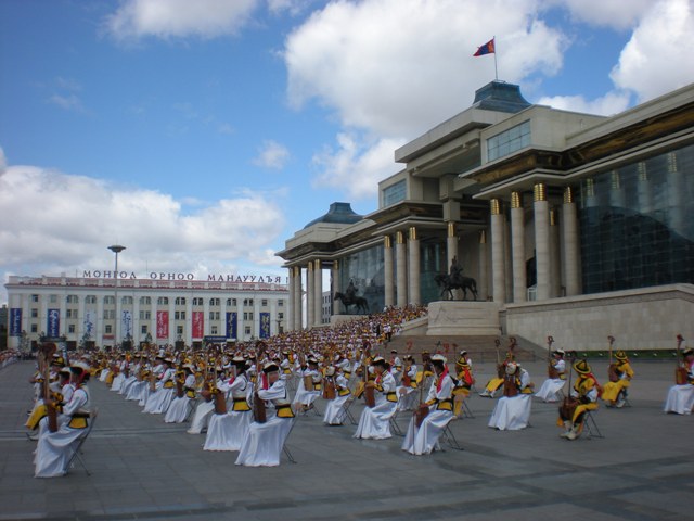 Eröffnung des Naadam-Fests