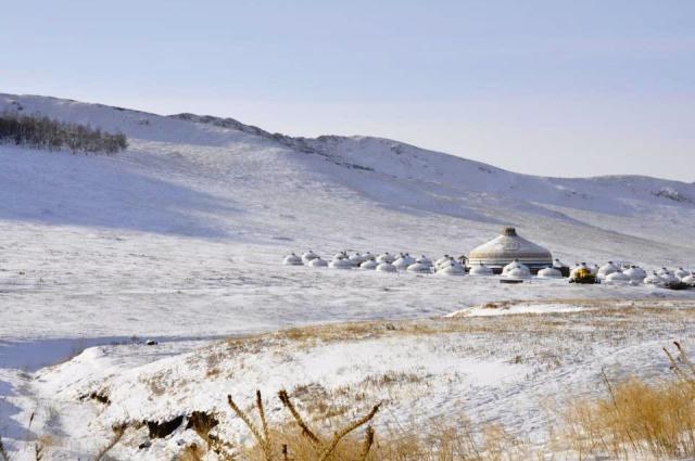 Winter in der Mongolei