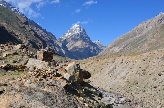 Berggipfel in der Nähe von Sani in Zanskar