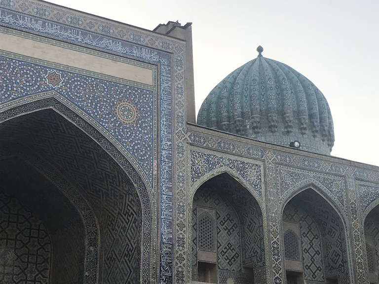 Am Registan in Samarkand