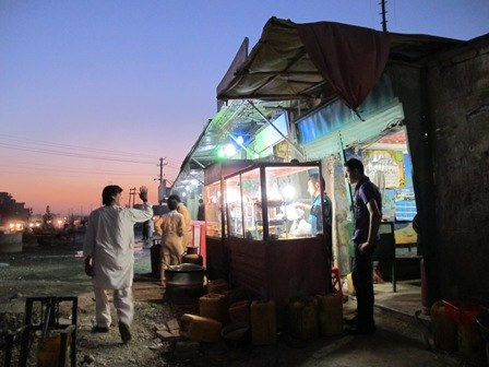 Imbiss in Mazar-i Sharif