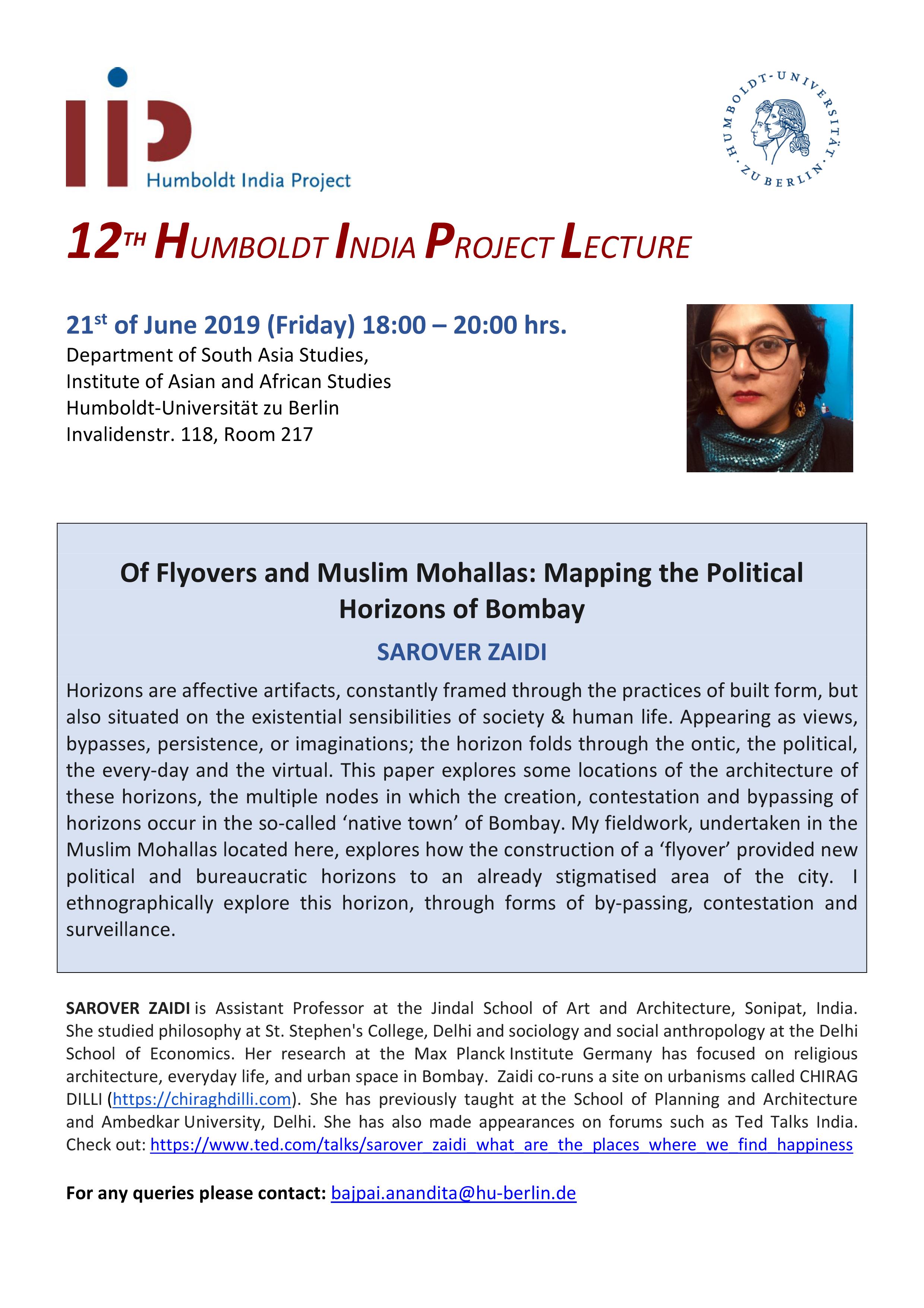 12th HIP Lecture 21–06–2019
