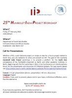 09.02: 25th HIP-Workshop Call for Presentations
